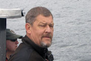 Larry Dunis at sea